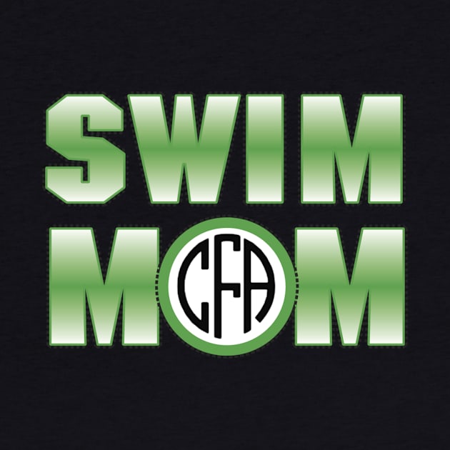 CFA Swim Mom - Delta State Colors by erinmizedesigns